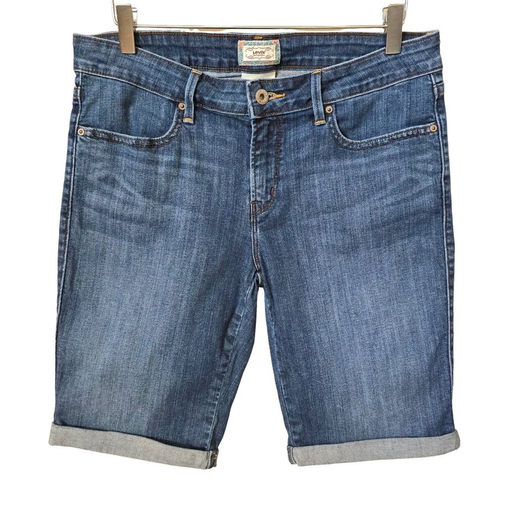 Levi's 545 Cuffed Bermuda Denim Jean Shorts